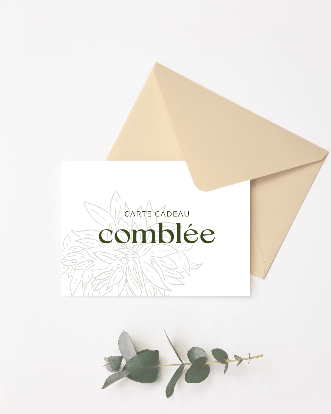 Carte-cadeau digital Comblée
