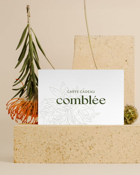 Carte-cadeau digital Comblée