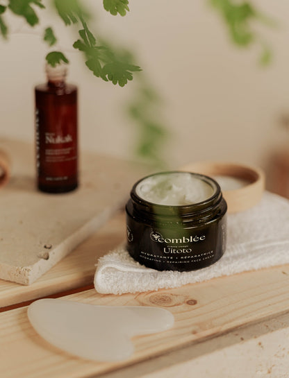2 produits pour une routine visage simple et sensorielle peau sensible